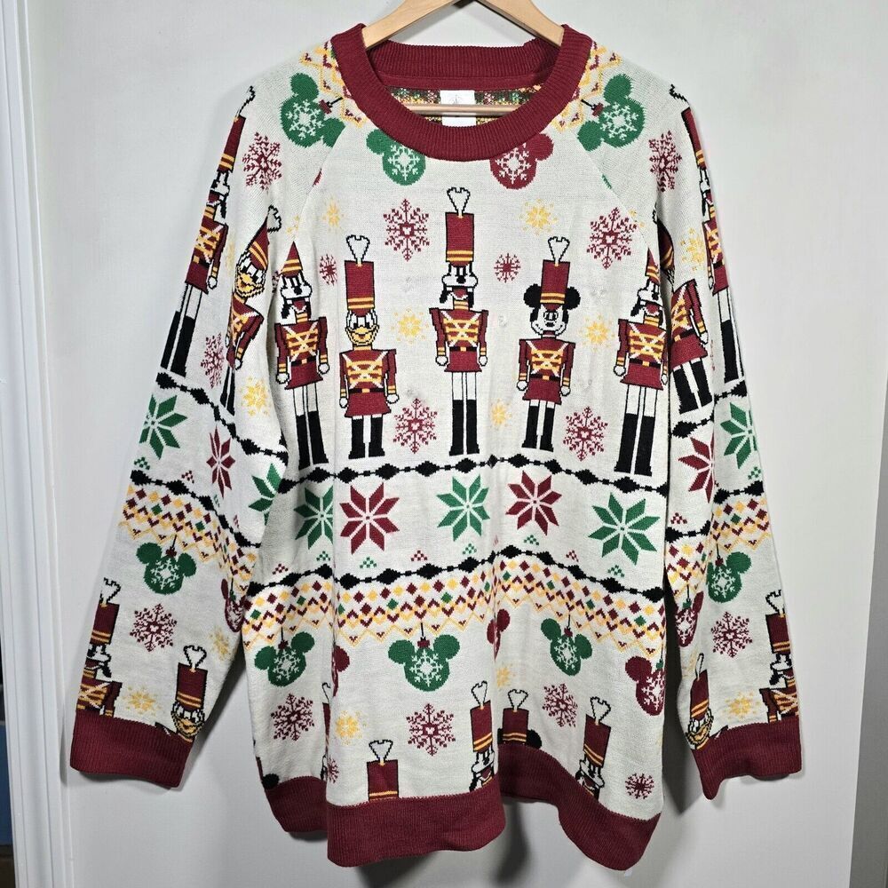 Festive Nutcracker Pattern Sweater